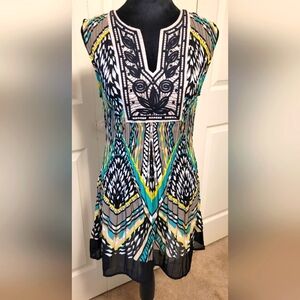 🔥2For$20 Alfani Dress Pleated Sheer Sleeveless Size 8